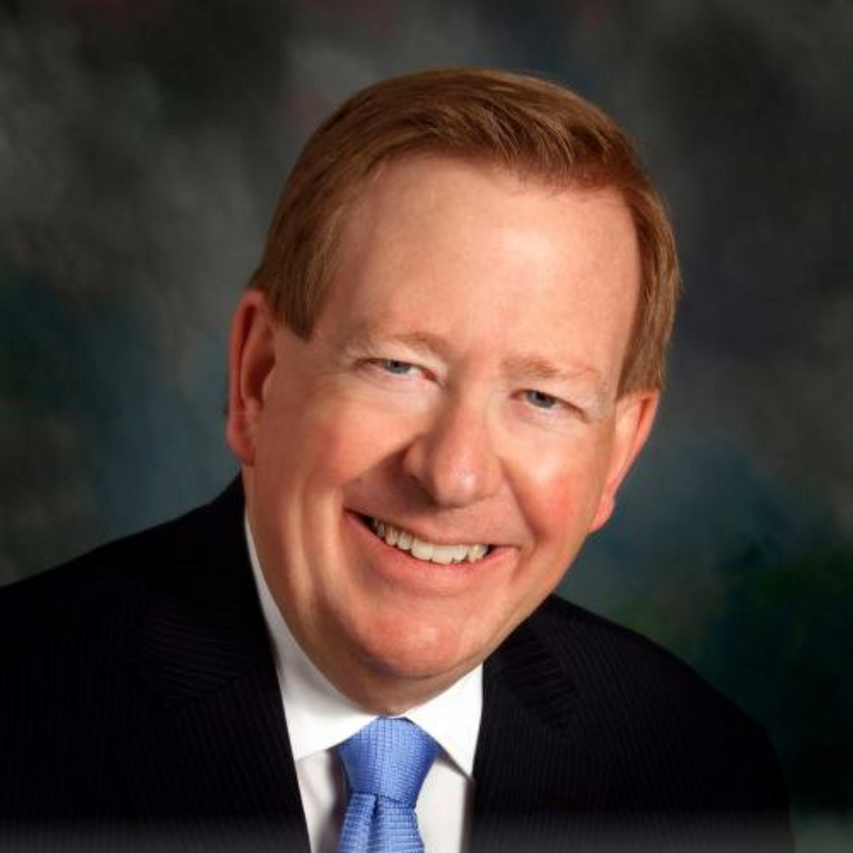 Decorative - a headshot of Jim Brainard